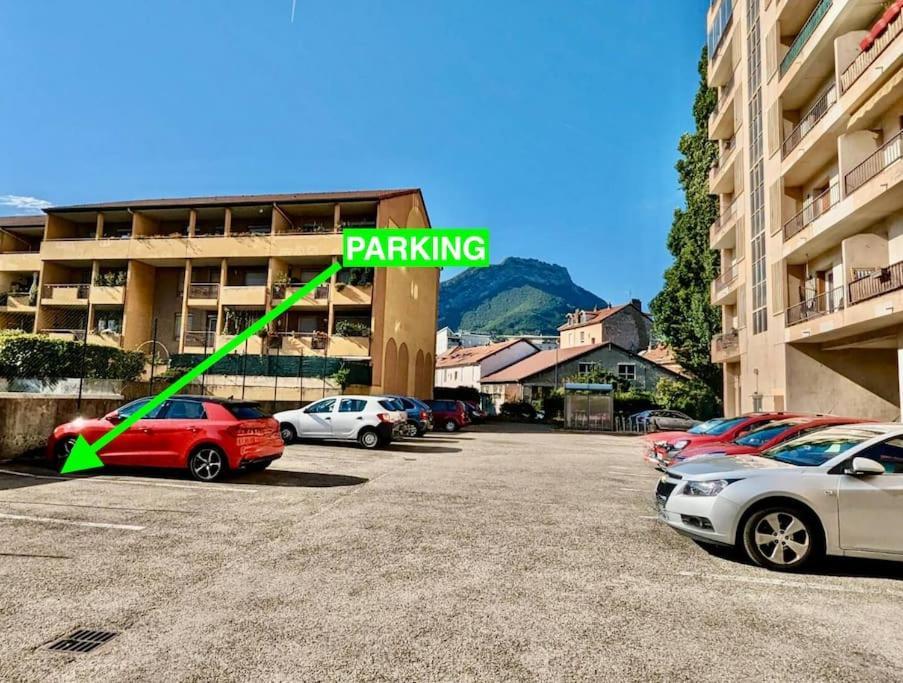 Excellent T2 - Moderne & Tout Equipe Avec Parking Grenoble Dış mekan fotoğraf